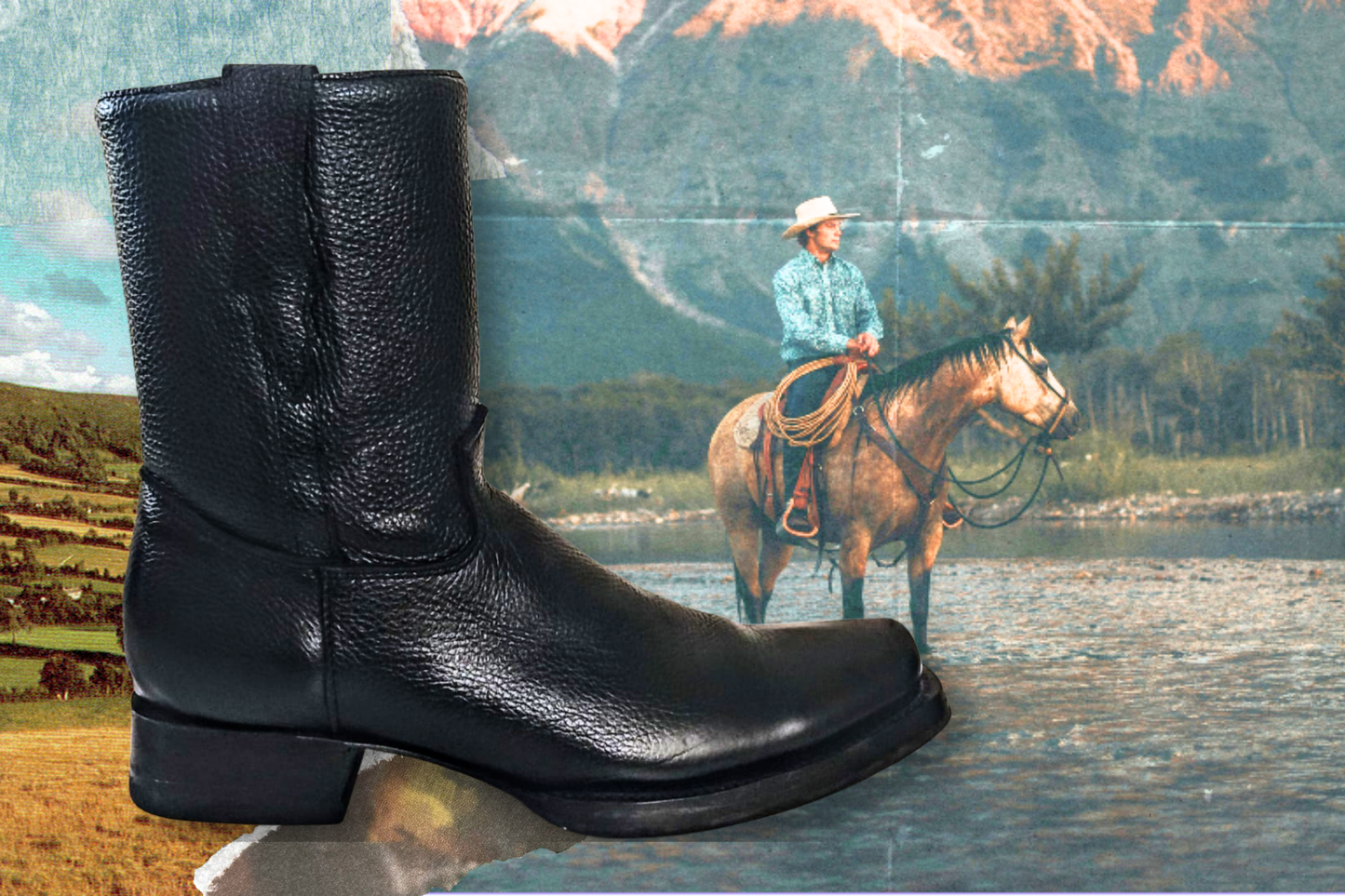 Mod. 1060 Bota Vaquera piel de venado