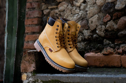 Mod. 503 Bota de Trabajo de 6" Resistente al Agua color amarillo