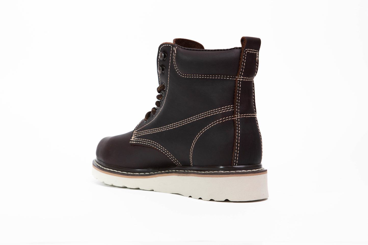 Mod. 501 Bota Industrial para Hombre de 6" color café marrón