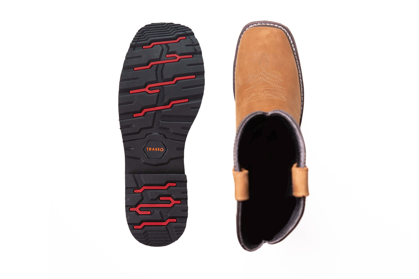 Mod. 680 Bota de Rodeo para Hombre de trabajo de gamuza 10"