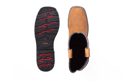 Mod. 680 Bota de Rodeo para Hombre de trabajo de gamuza 10"