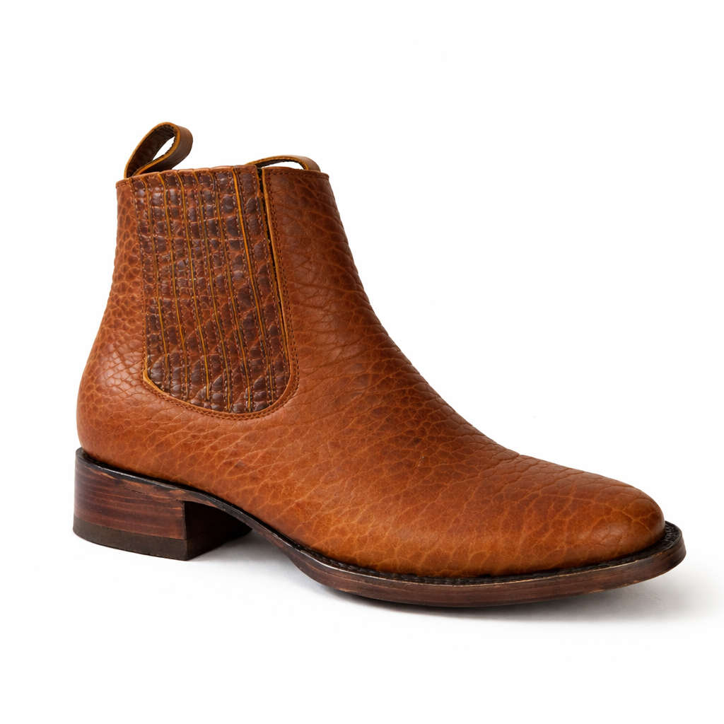 Men's Charro Ankle Boot – Bison Leather | Trasso 1700